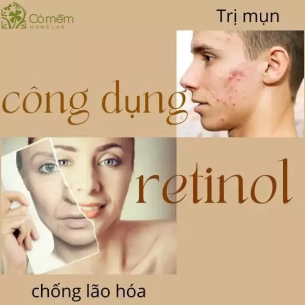 Retinol có công dụng chống lão hóa da mạnh mẽ