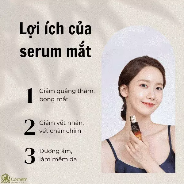 Lợi ích của serum mắt 