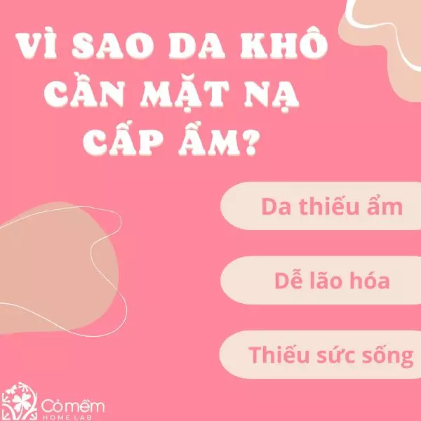 mặt nạ cấp ẩm cho da khô