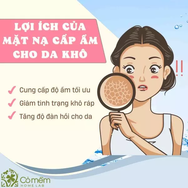 mặt nạ dưỡng ẩm cho da khô