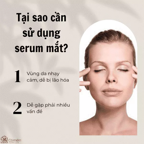 Tại sao cần sử dụng serum mắt?