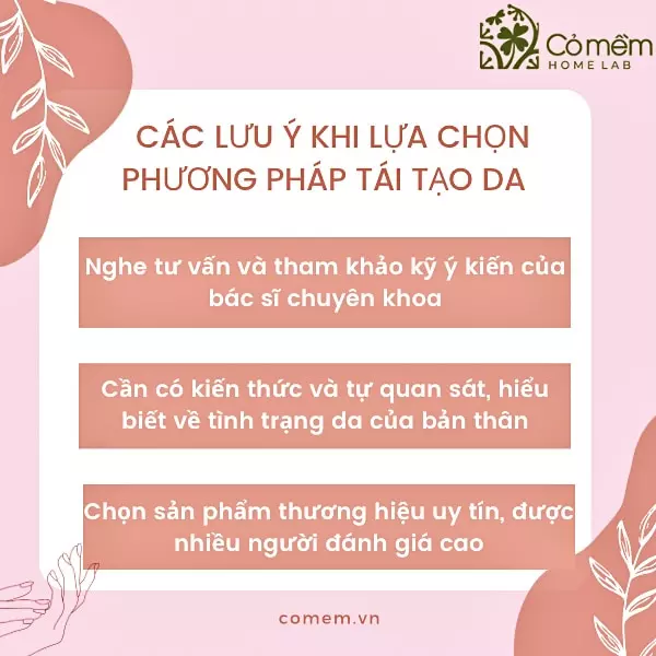 liệu trình tái tạo da mặt