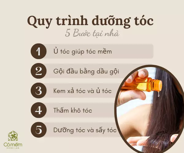 5 bước dưỡng tóc với seurm