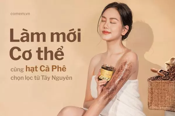 cách tẩy tế bào chết body bằng cà phê