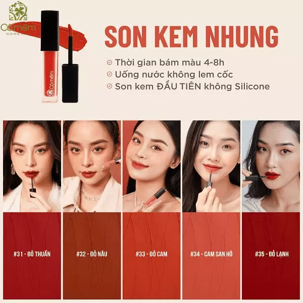 Top 10 Son lì lâu trôi, chính hãng, chưa bao giờ hết HOT hiện nay