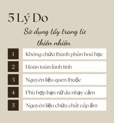 7+ Cách tẩy trang thiên nhiên "sạch sâu, an toàn cho da"