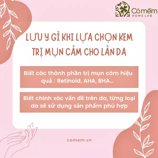 kem trị mụn cám