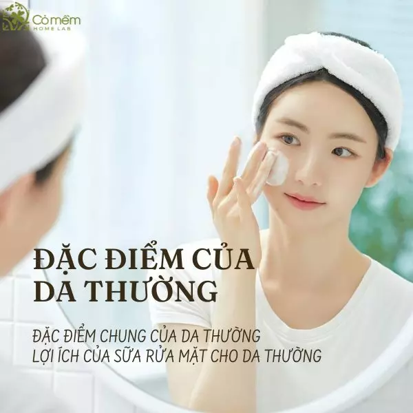 Sửa rửa mặt cho da thường