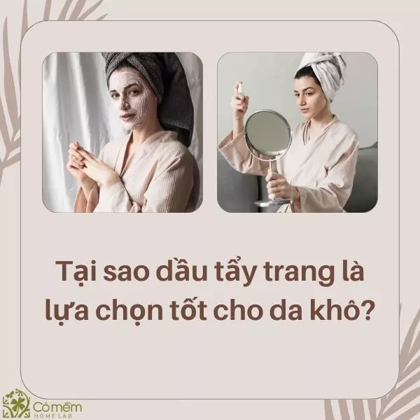 dầu tẩy trang cho da khô