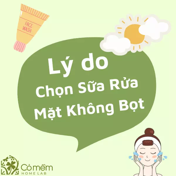 Sữa rửa mặt không bọt