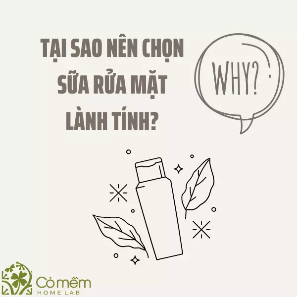 sữa rửa mặt lành tính