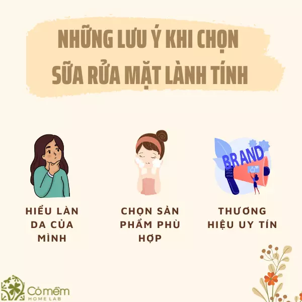 Những lưu ý khi chọn sữa rửa mặt cho da