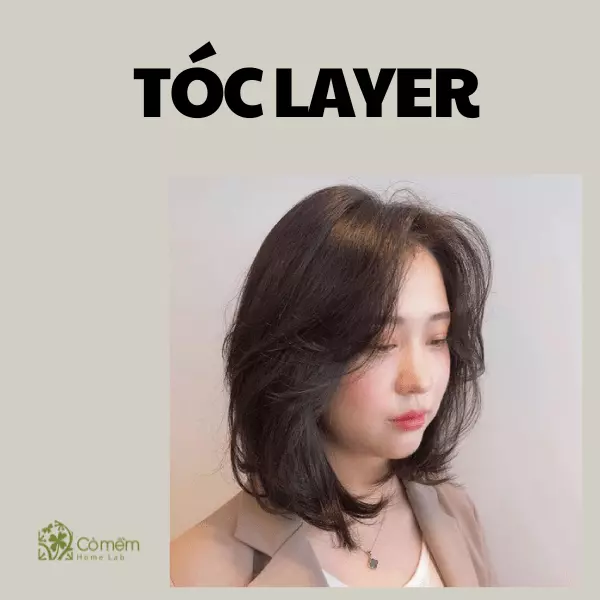 tóc tỉa layer cho mặt tròn ngang vai