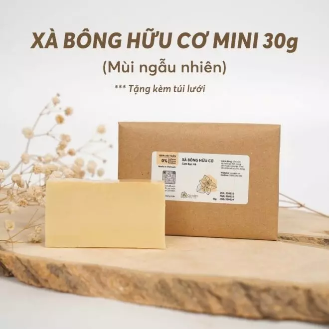 Xà bông thiên nhiên minisize 30g