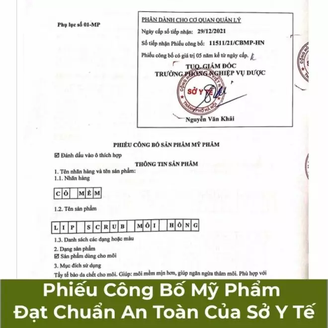 Lip Scrub Môi Hồng