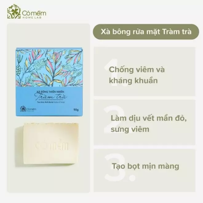 Xà Bông Thiên Nhiên Tràm Trà