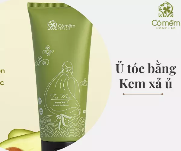 Dùng kem xả ủ cho mái tóc bồng bềnh, chắc khỏe