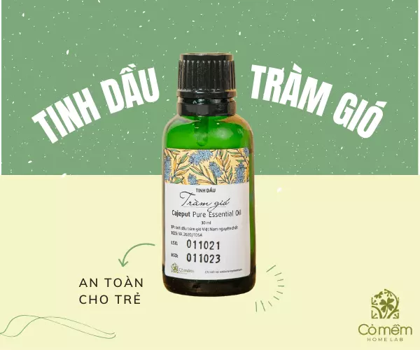 Tinh dầu tràm gió rất hiệu quả trong việc ngừa cảm, chống muỗi cho bé