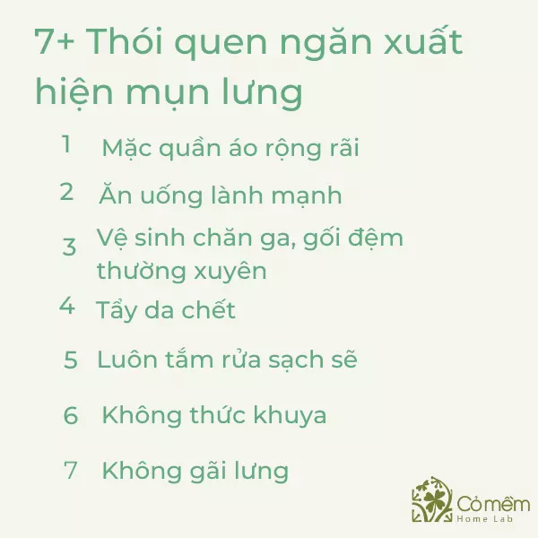 cách trị mụn lưng ở nam giới