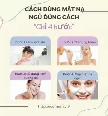 Cách dùng mặt nạ ngủ đúng cách chuẩn "Hàn" ngăn ngừa lão hoá