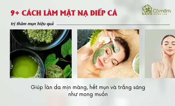 cách làm mặt nạ rau diếp cá