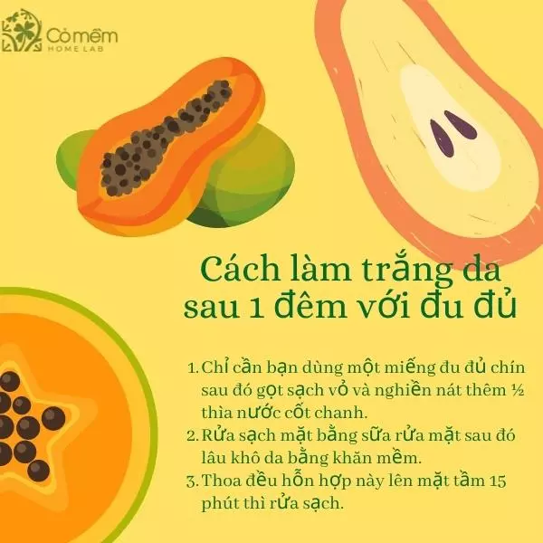 cách làm trắng da toàn thân trong 1 đêm