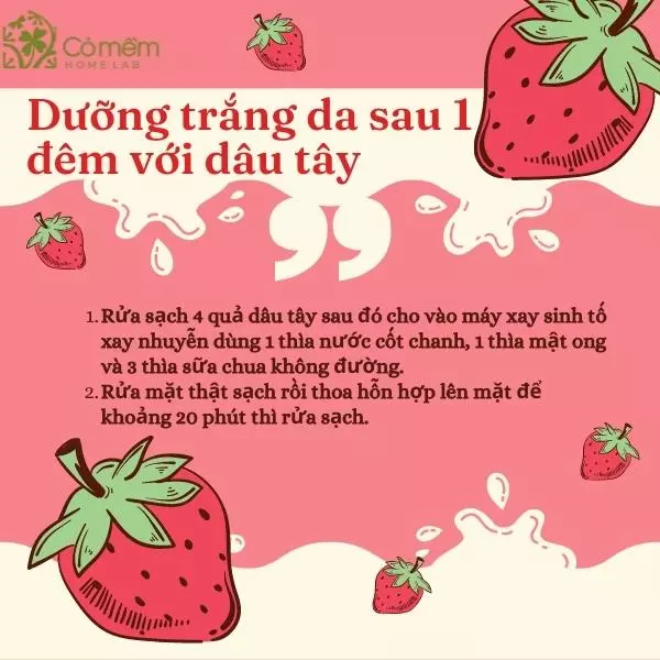 cách làm trắng da sau 1 đêm