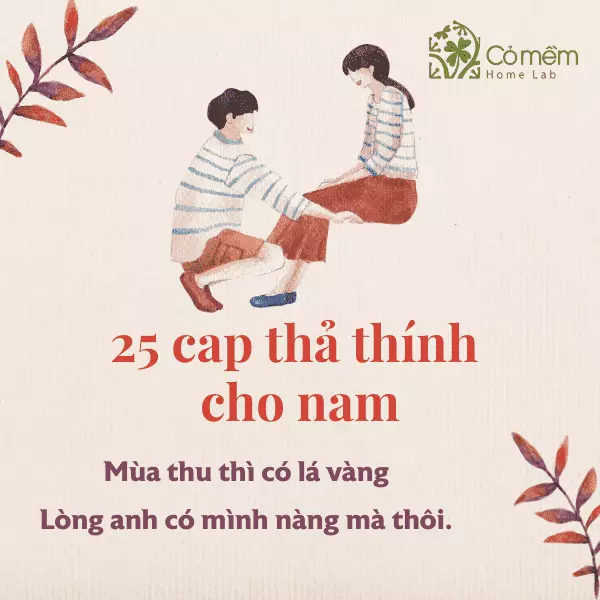 cap thả thính cho nam