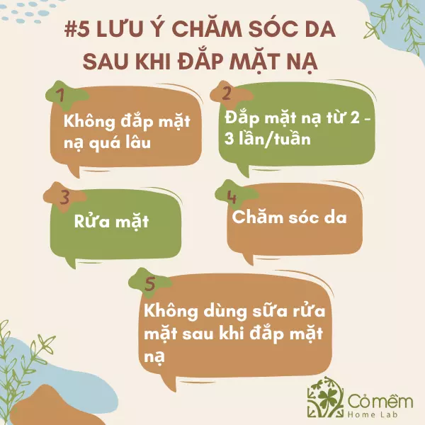 có nên rửa mặt sau khi đắp mặt nạ