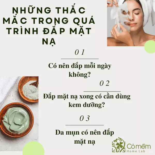 đắp mặt nạ xong làm gì