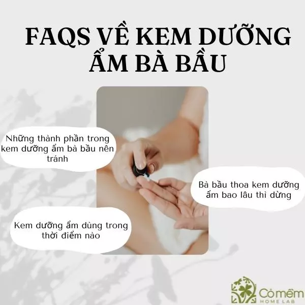 Kem dưỡng ẩm dành cho bà bầu