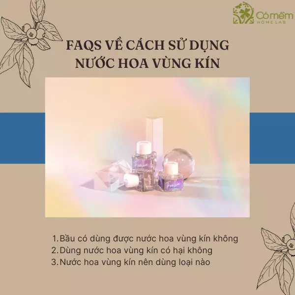 có nên sử dụng nước hoa vùng kín