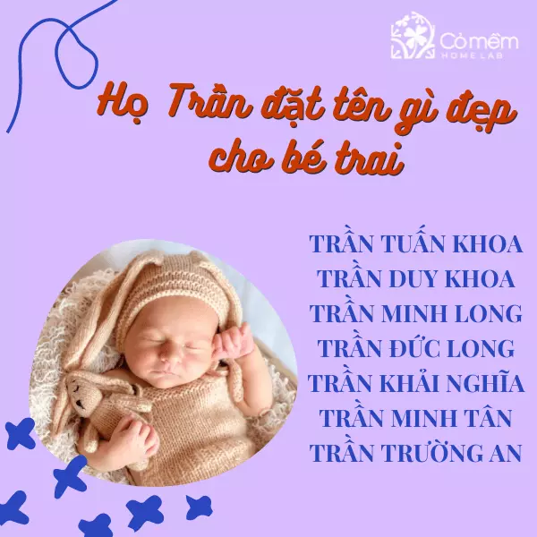 tên bé trai họ trần