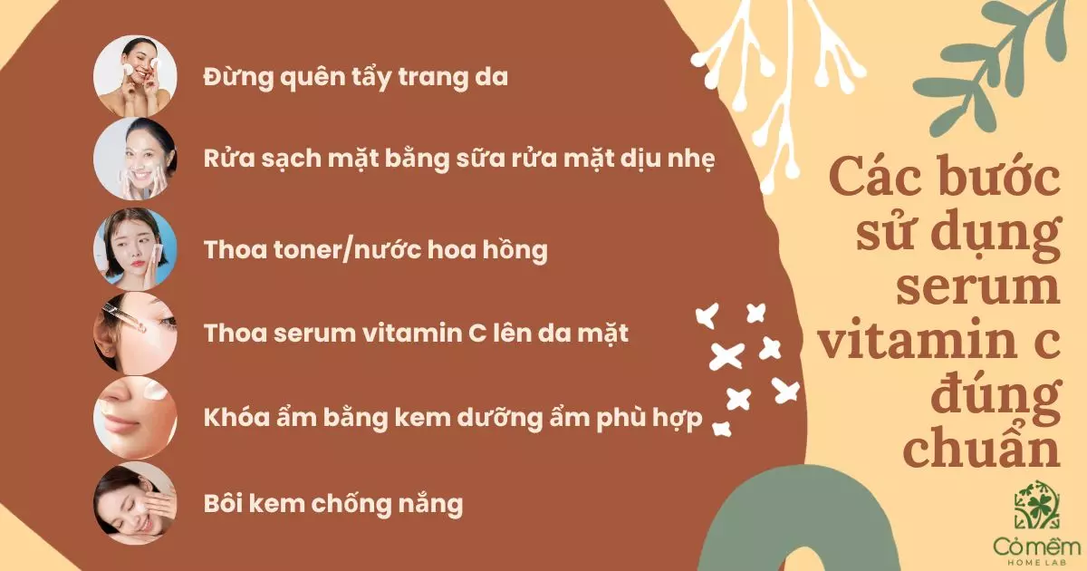 cách dùng serum vitamin c