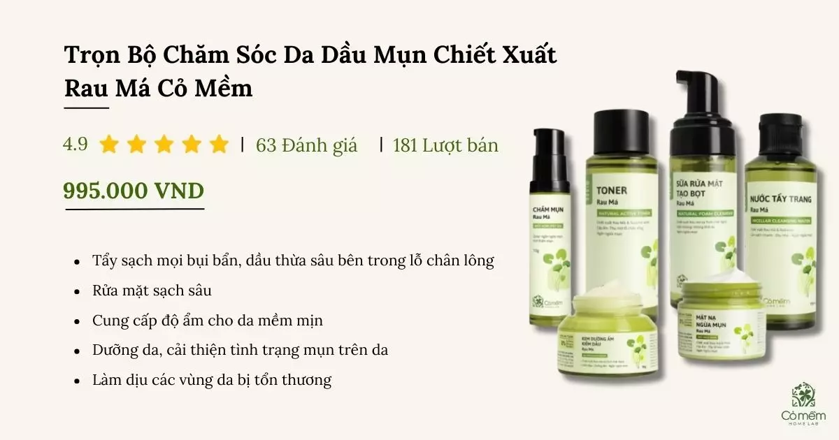 cách trị mụn đầu đen và lỗ chân lông to