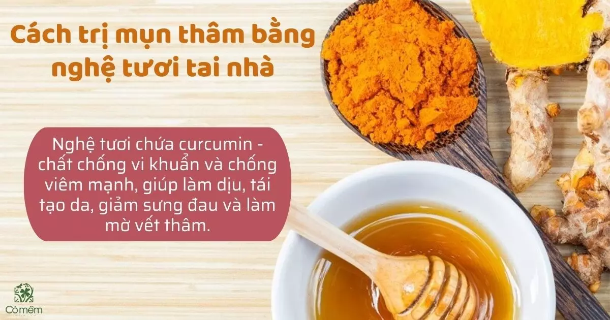 cách trị thâm mụn tại nhà