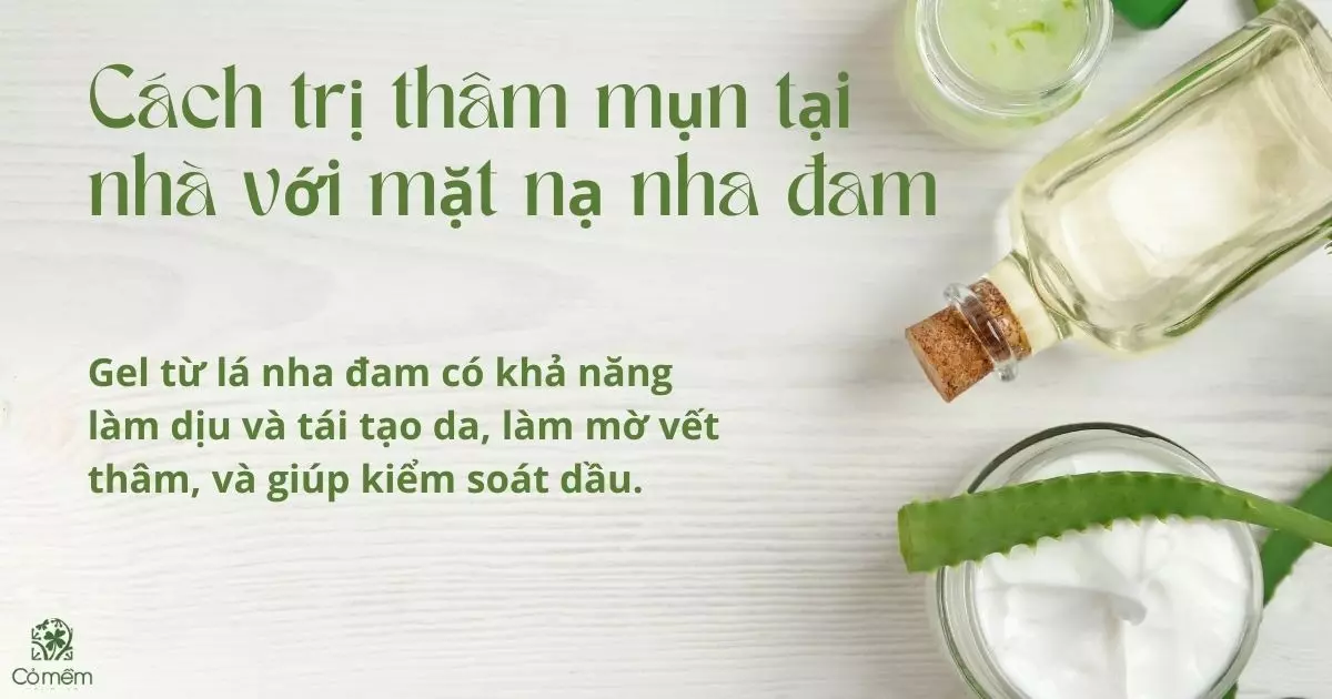 cách trị thâm mụn tại nhà