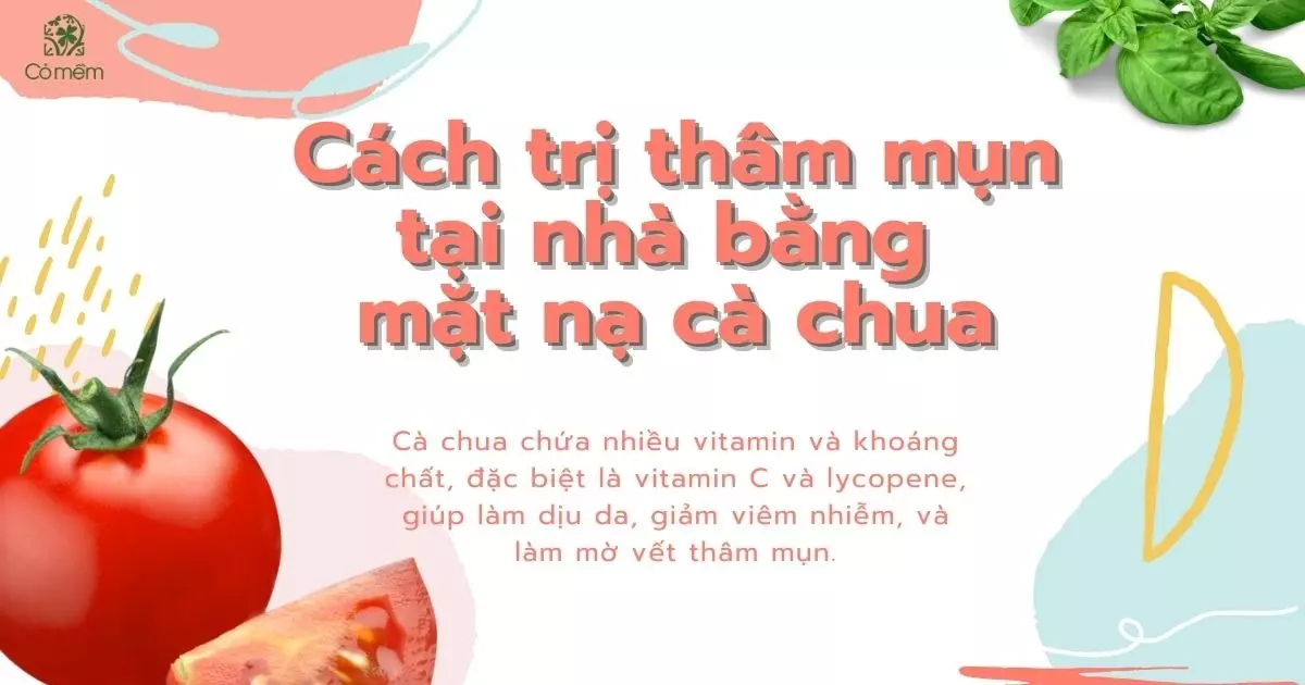 cách trị thâm mụn tại nhà