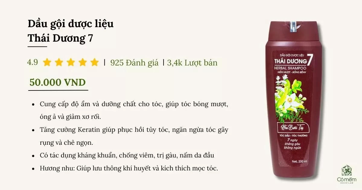 dầu gội kích thích mọc tóc