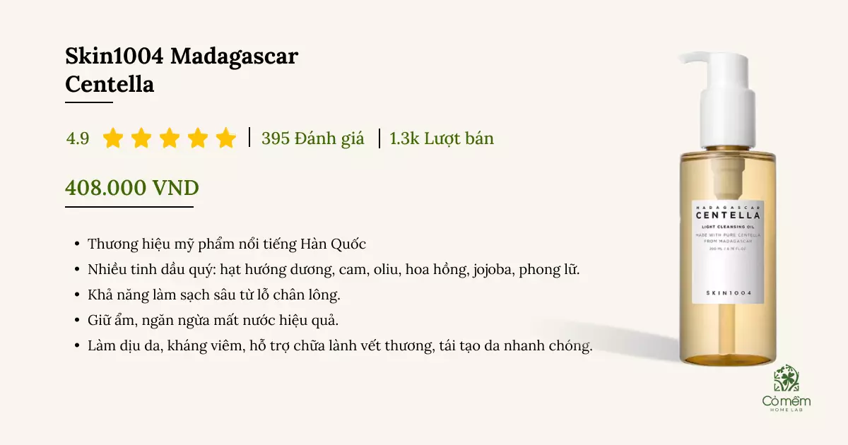 dầu tẩy trang cho da dầu