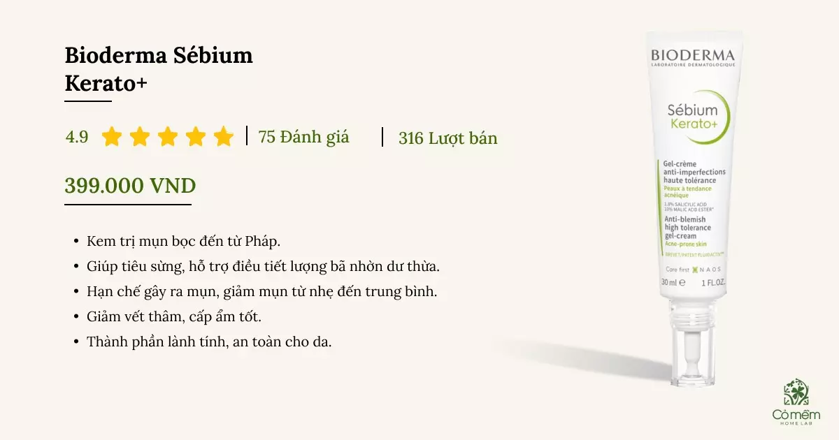 kem trị mụn bọc