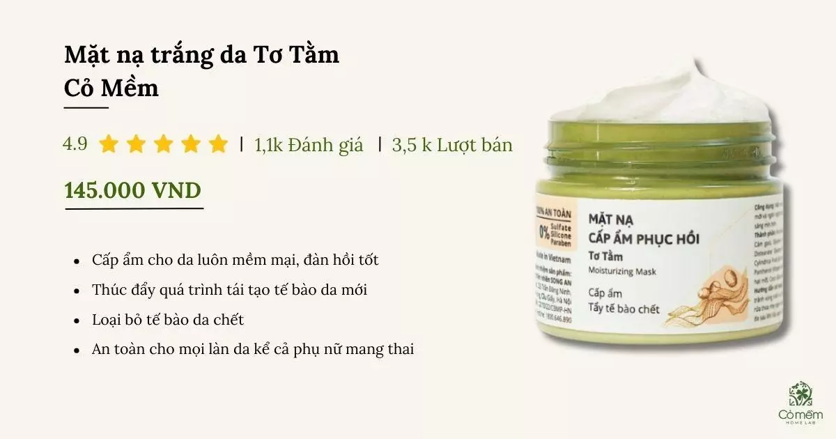 mặt nạ trắng da