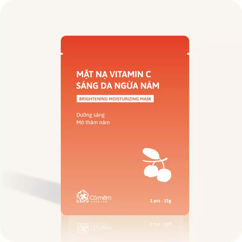 Mặt nạ vitamin C dưỡng sáng mờ thâm nám