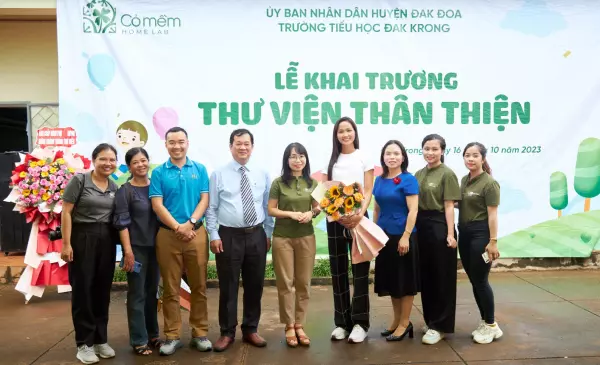 MỸ PHẨM CỎ MỀM ĐỒNG HÀNH CÙNG HOA HẬU H'HEN NIÊ HƯỚNG VỀ TRẺ EM VÙNG CAO