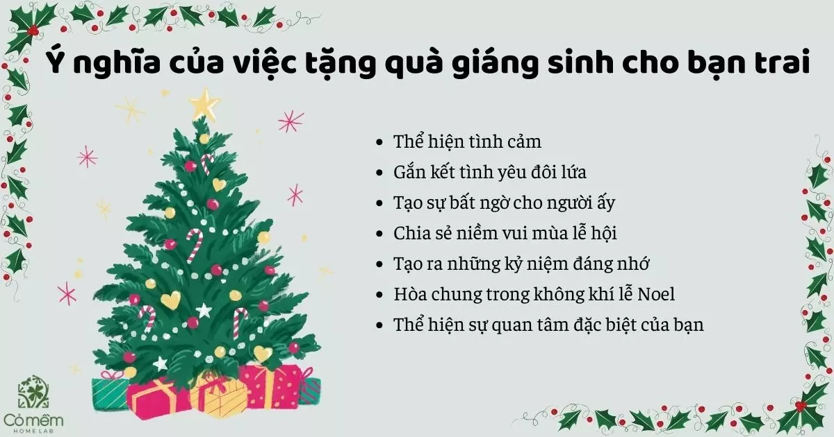 quà giáng sinh cho bạn trai