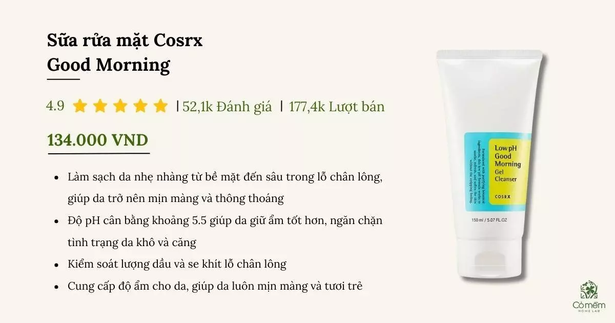 review sữa rửa mặt