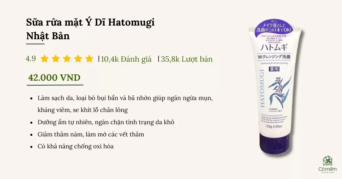 review sữa rửa mặt