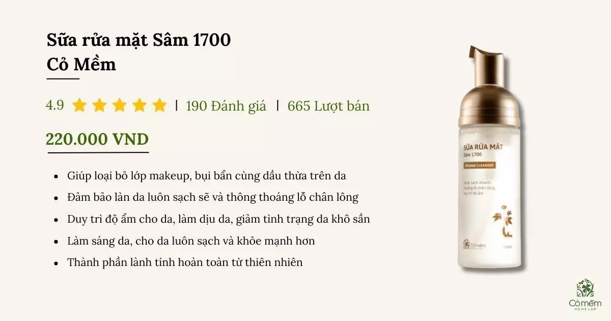 review sữa rửa mặt