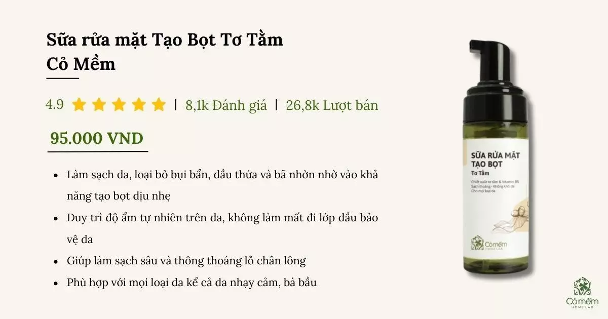 review sữa rửa mặt