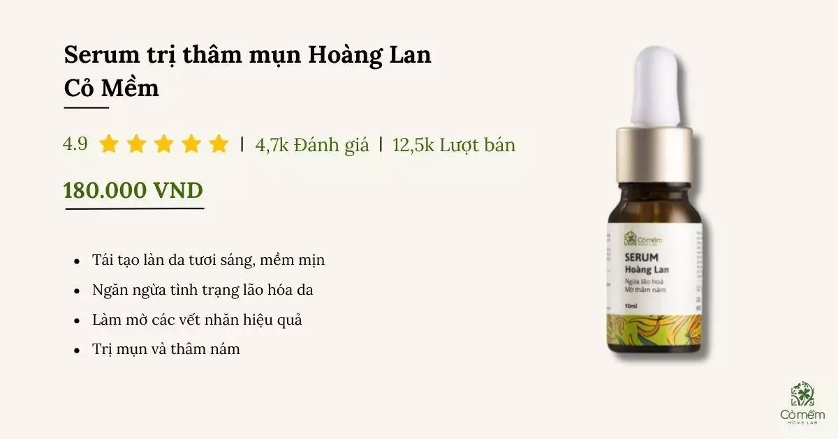 serum trị thâm mụn